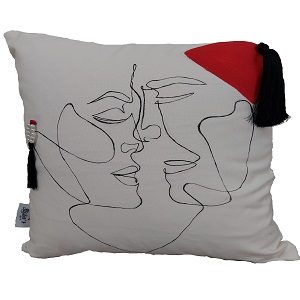 Coussin art déco sous la Chechia 40×40